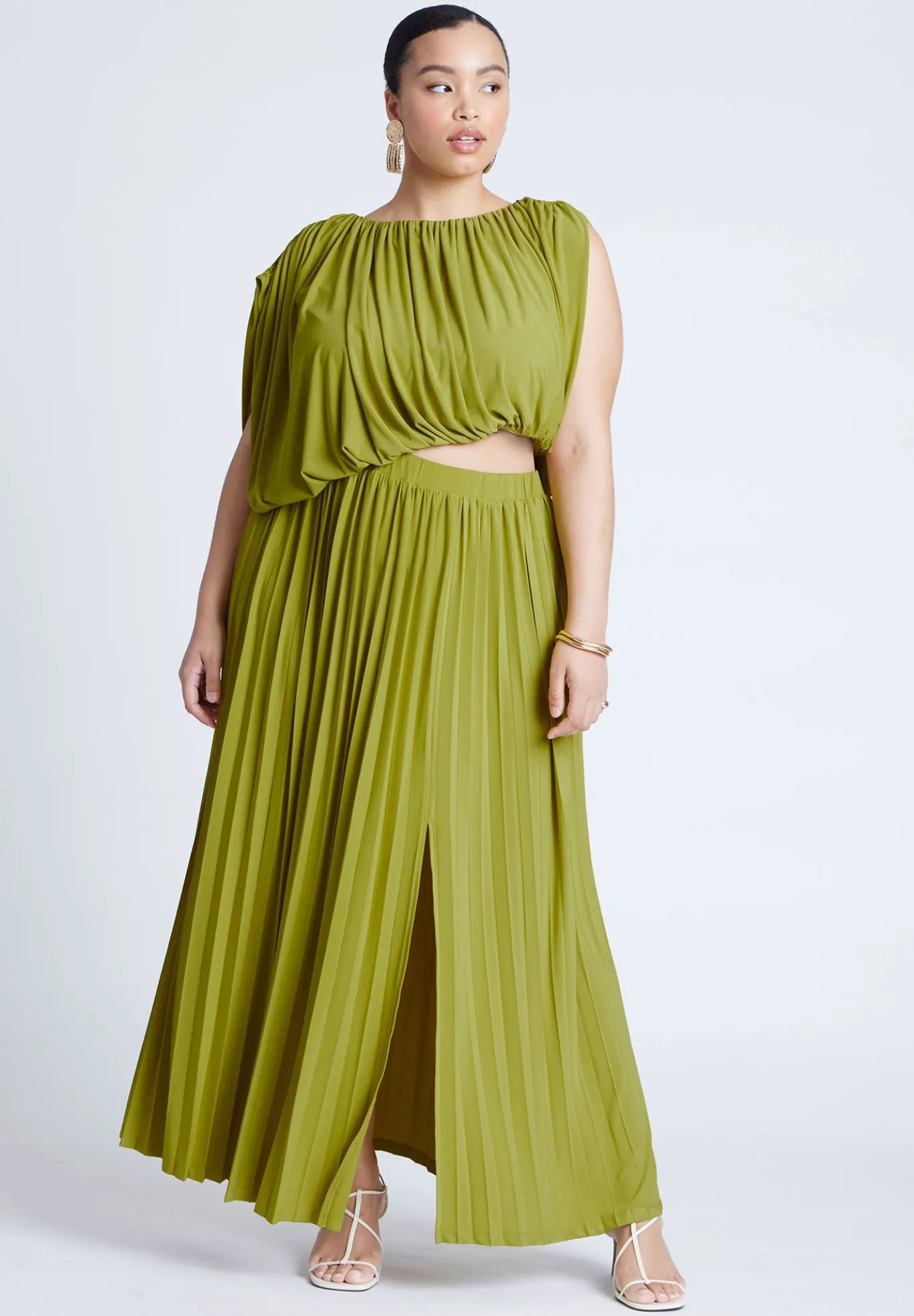 Asym Bodice Maxi Dress