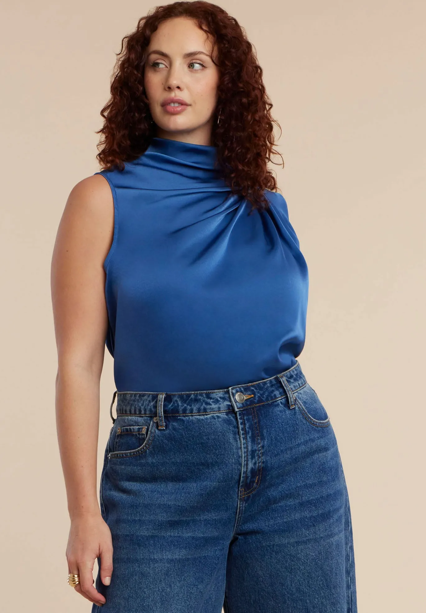 Asym Draped Top