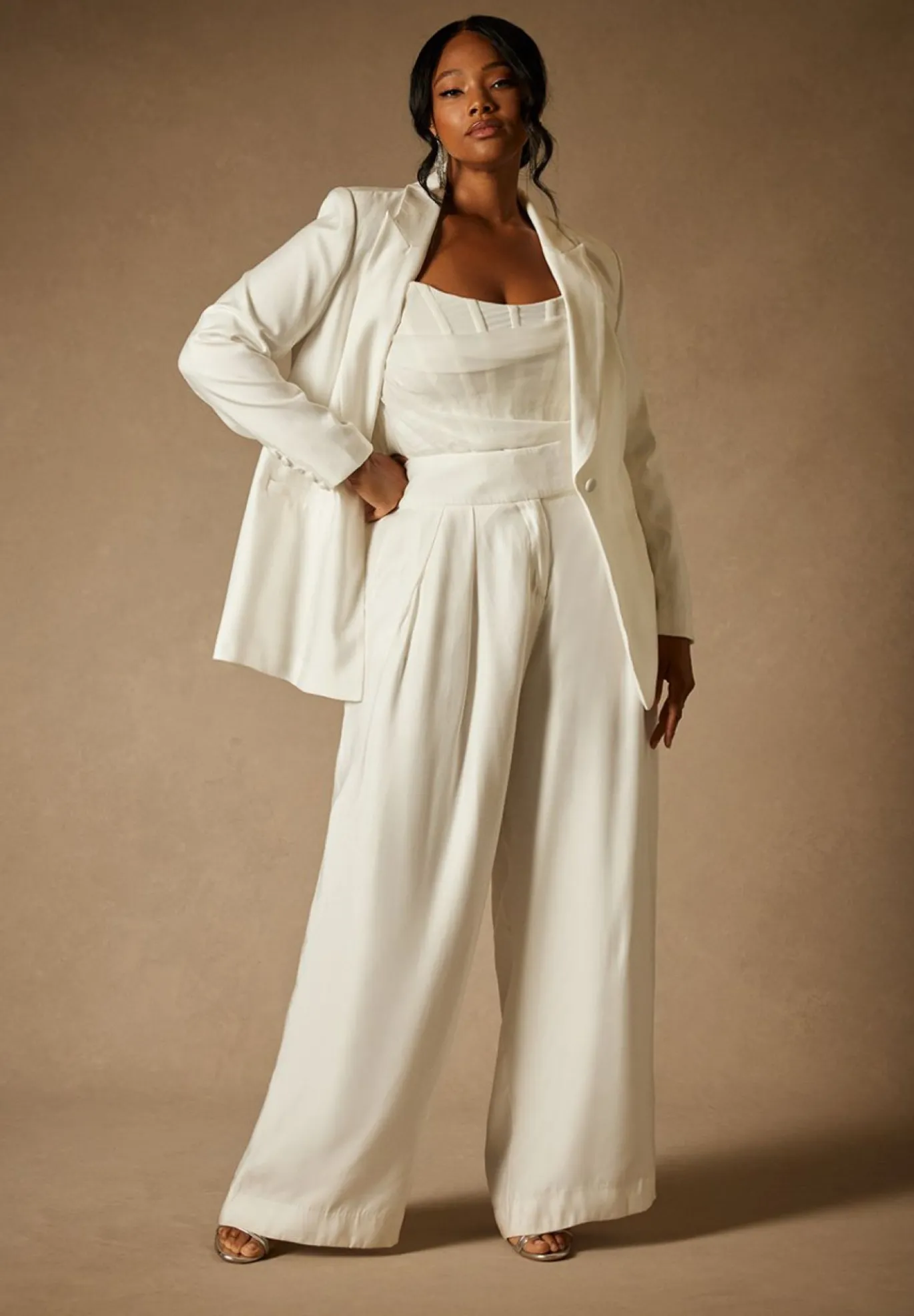 Bridal by ELOQUII Wide Leg Pant