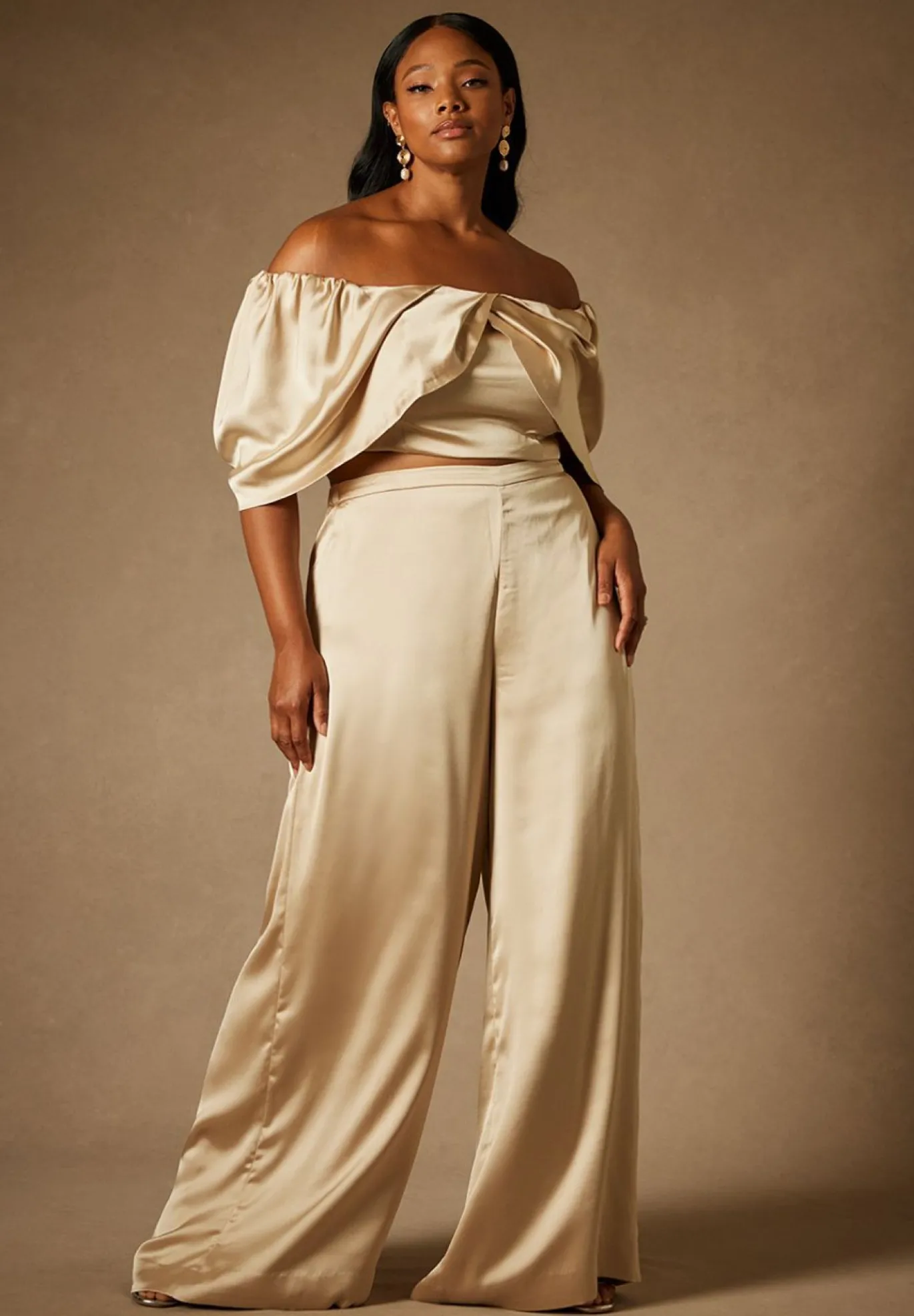 Bridal by ELOQUII Wide Leg Trouser