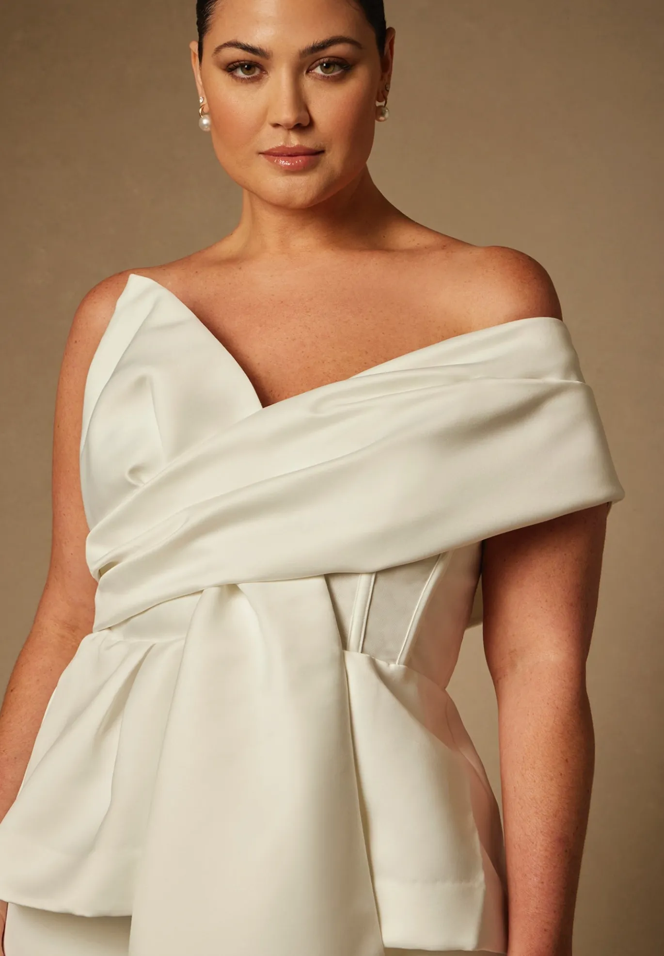 Bridal by ELOQUII Sculptural Top