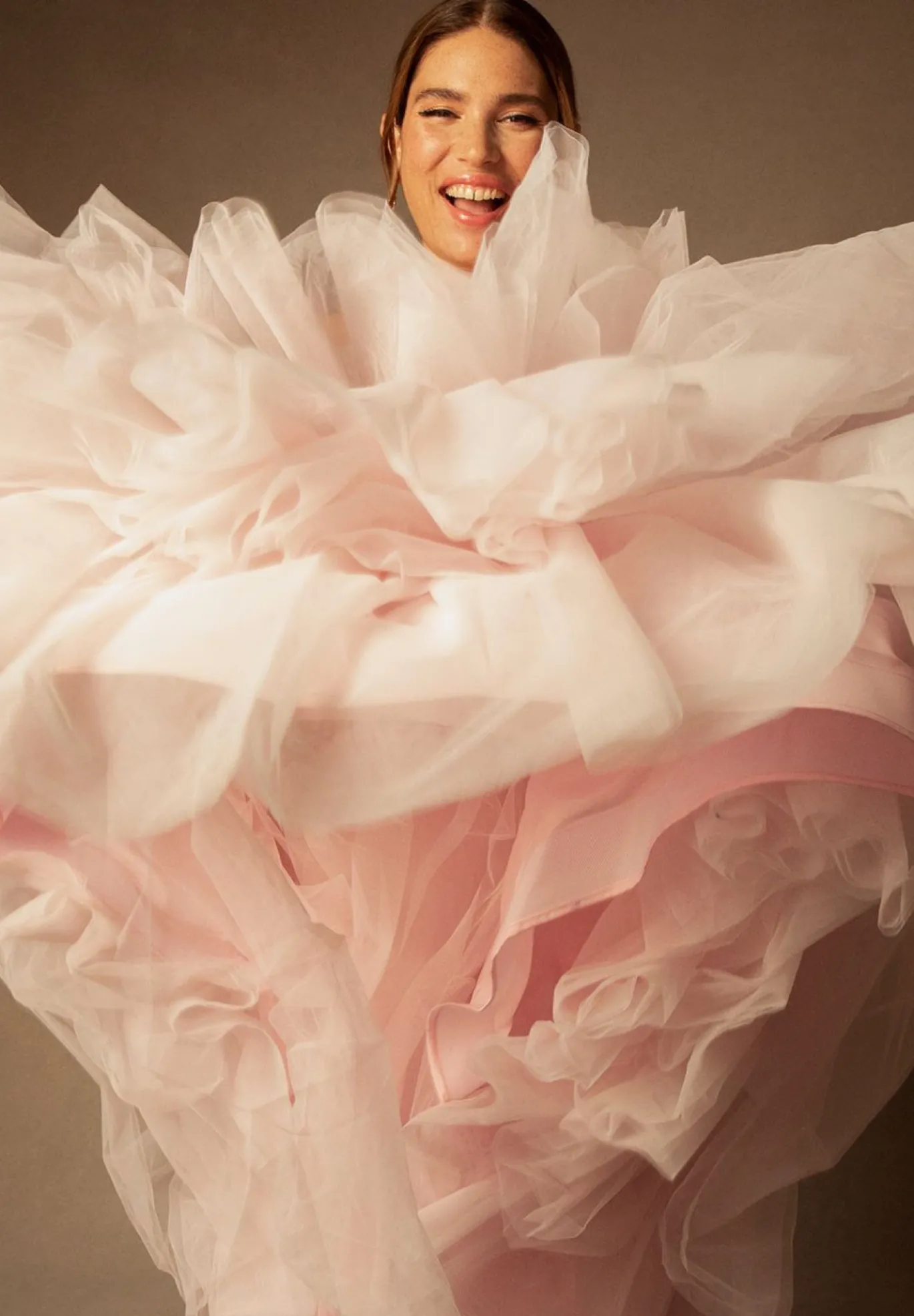 Bridal by ELOQUII Mixed Tulle Gown