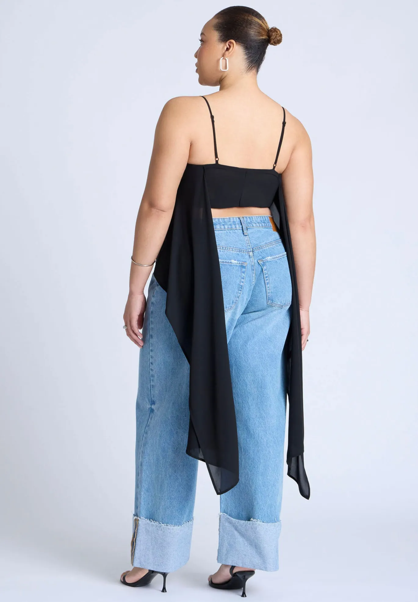 Cascading Crop Top