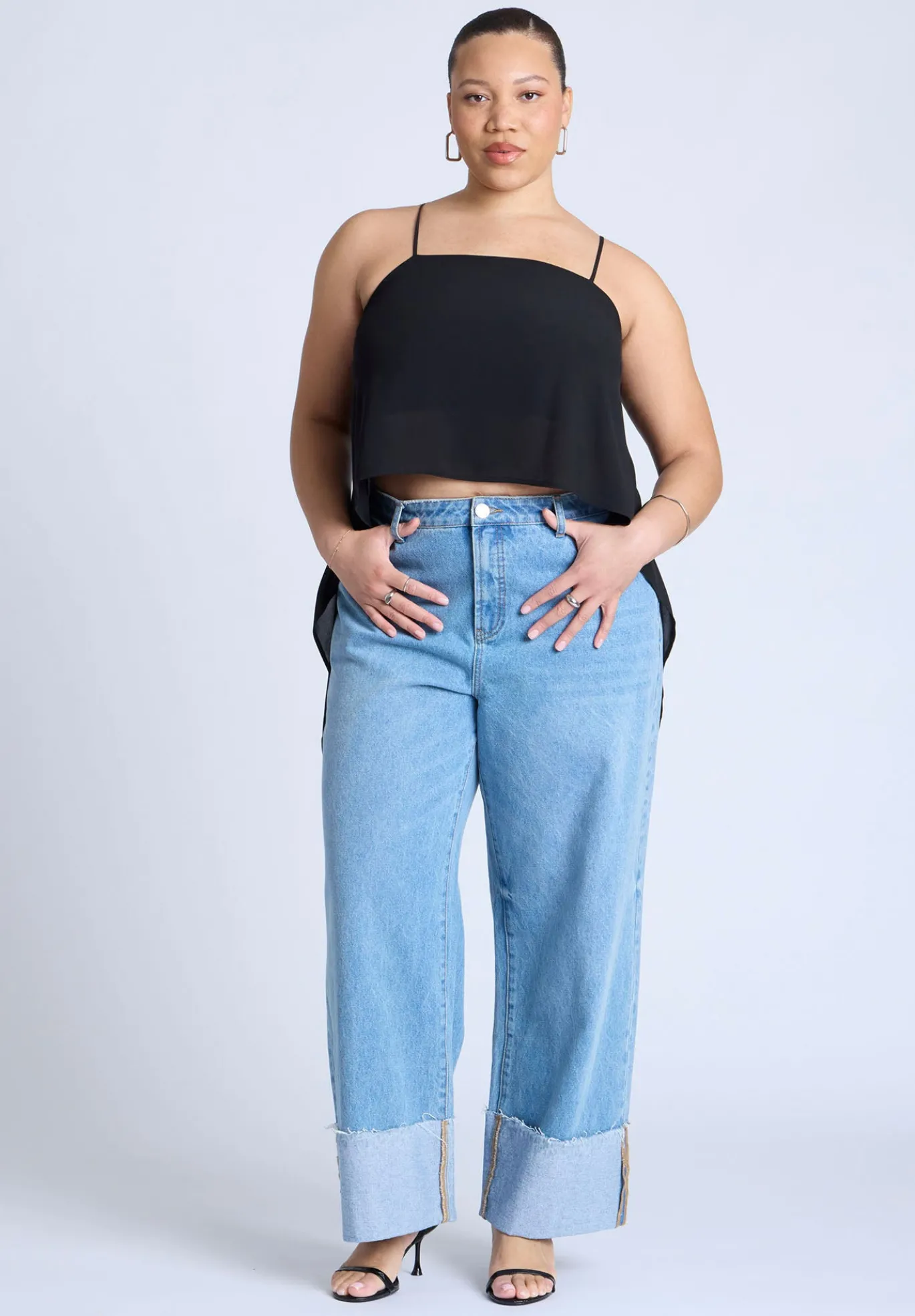 Cascading Crop Top
