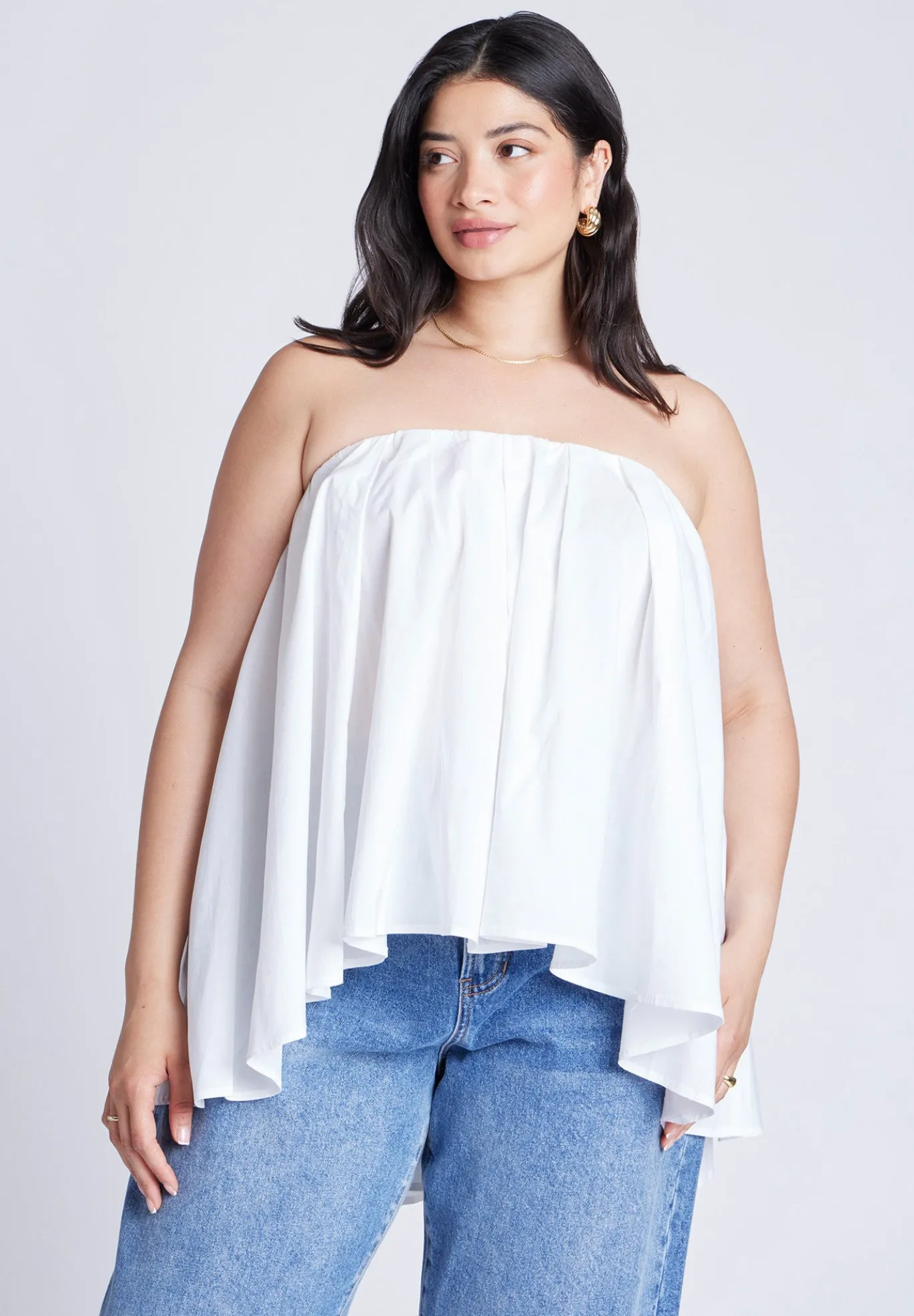 Cascading Tube Top