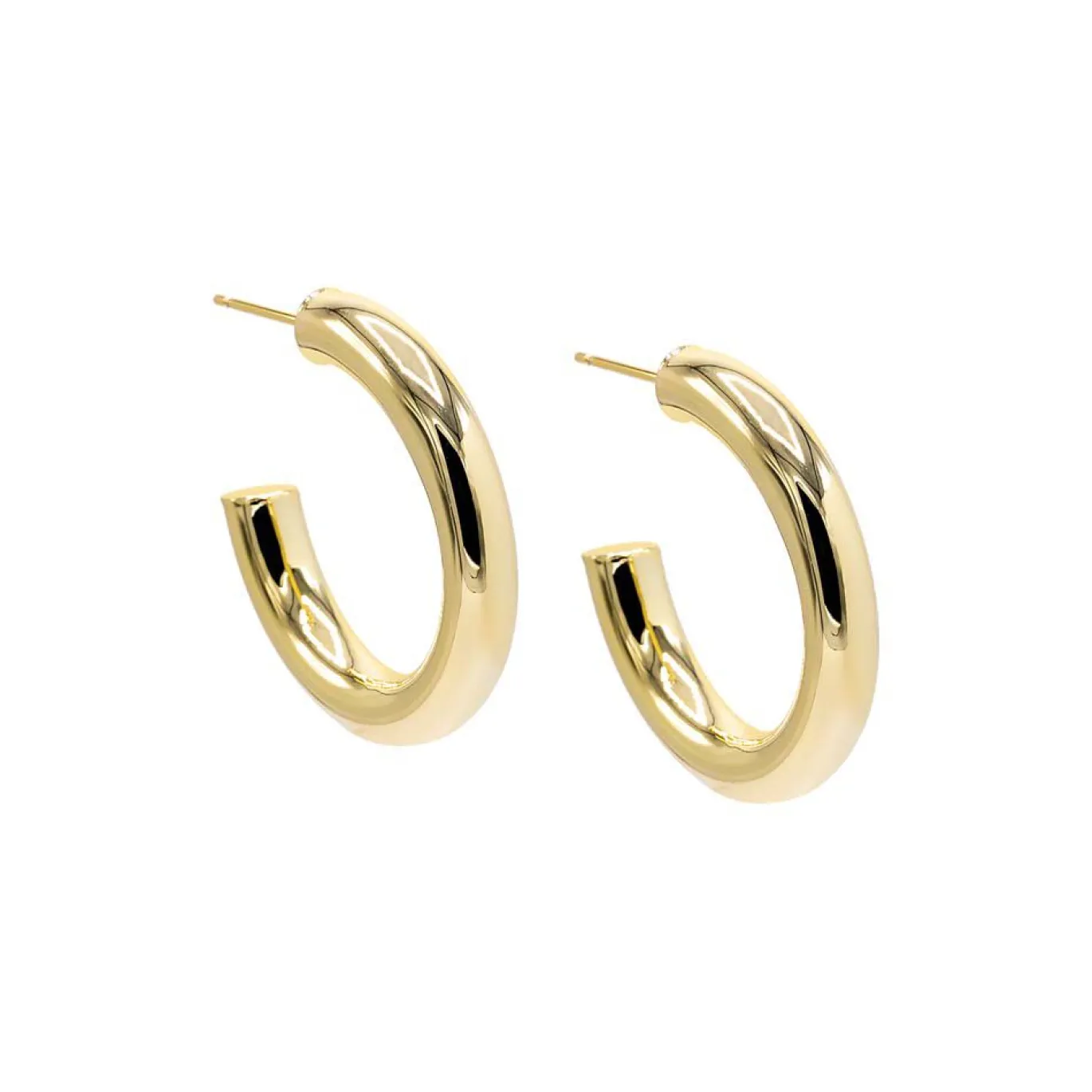 Chunky Hollow Hoop Earring