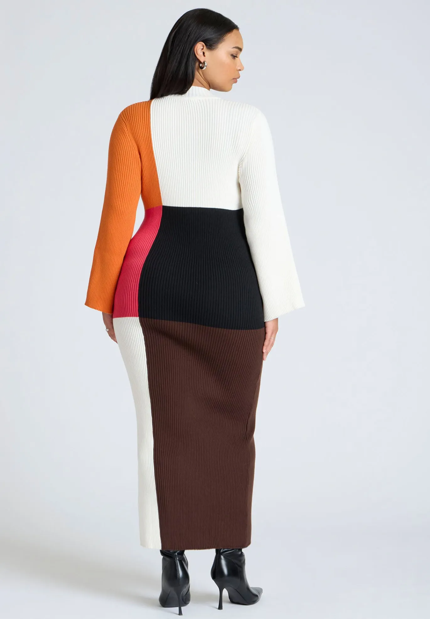 Colorblocked Maxi Dress