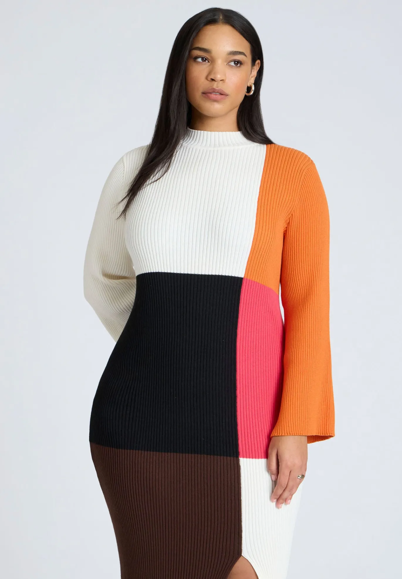 Colorblocked Maxi Dress