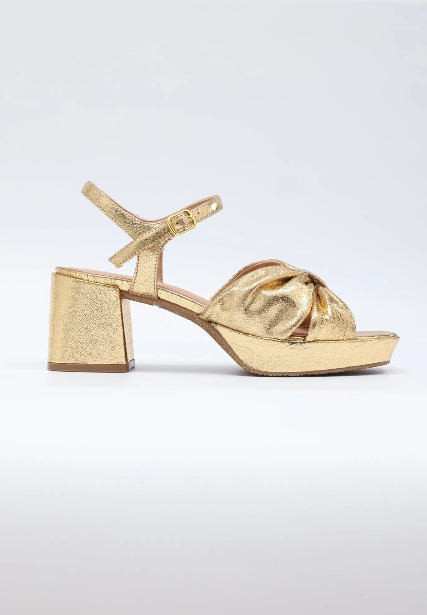 Darcy Pleated Platform Sandals