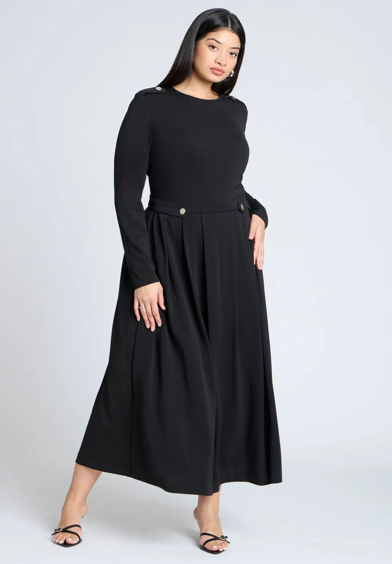 Eupalette Dress With Pleats