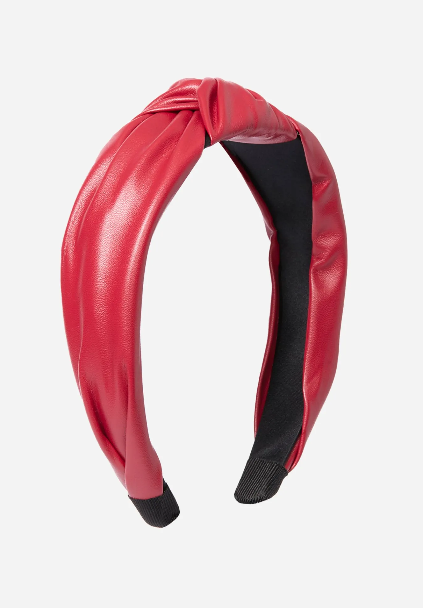 Faux Leather Knotted Headband