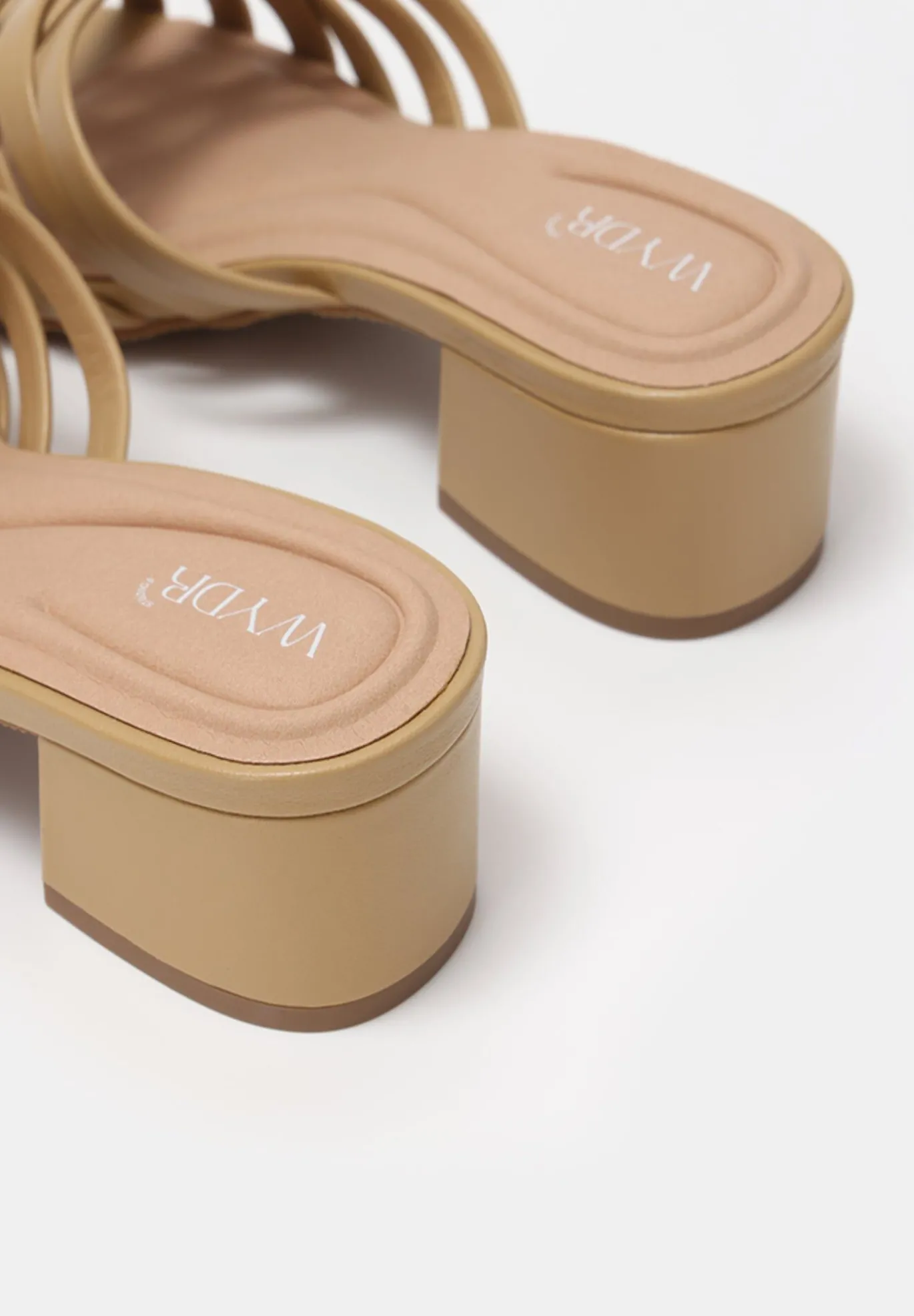 Gigi Block Heel Woven Sandals