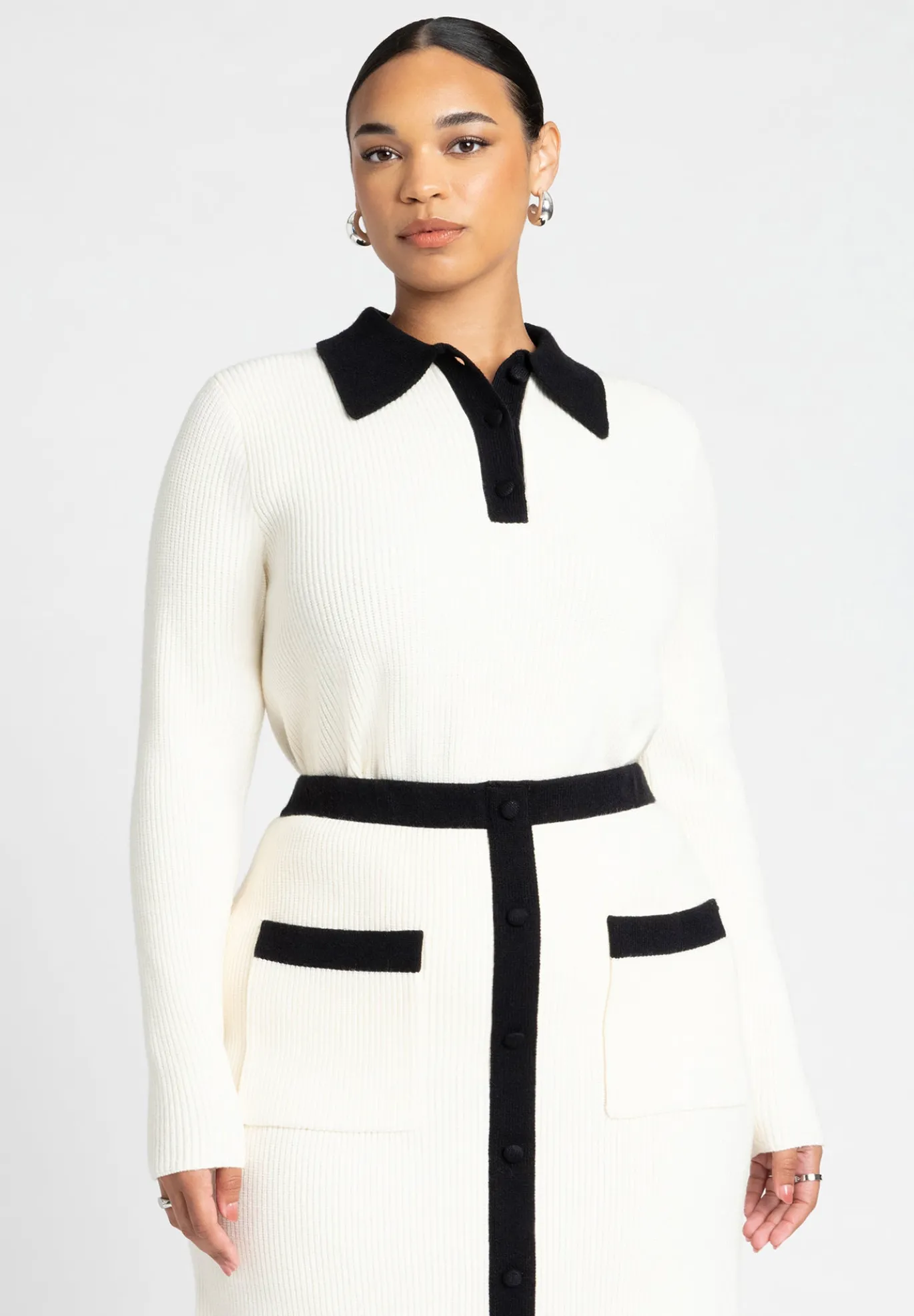 Henley Collared Sweater