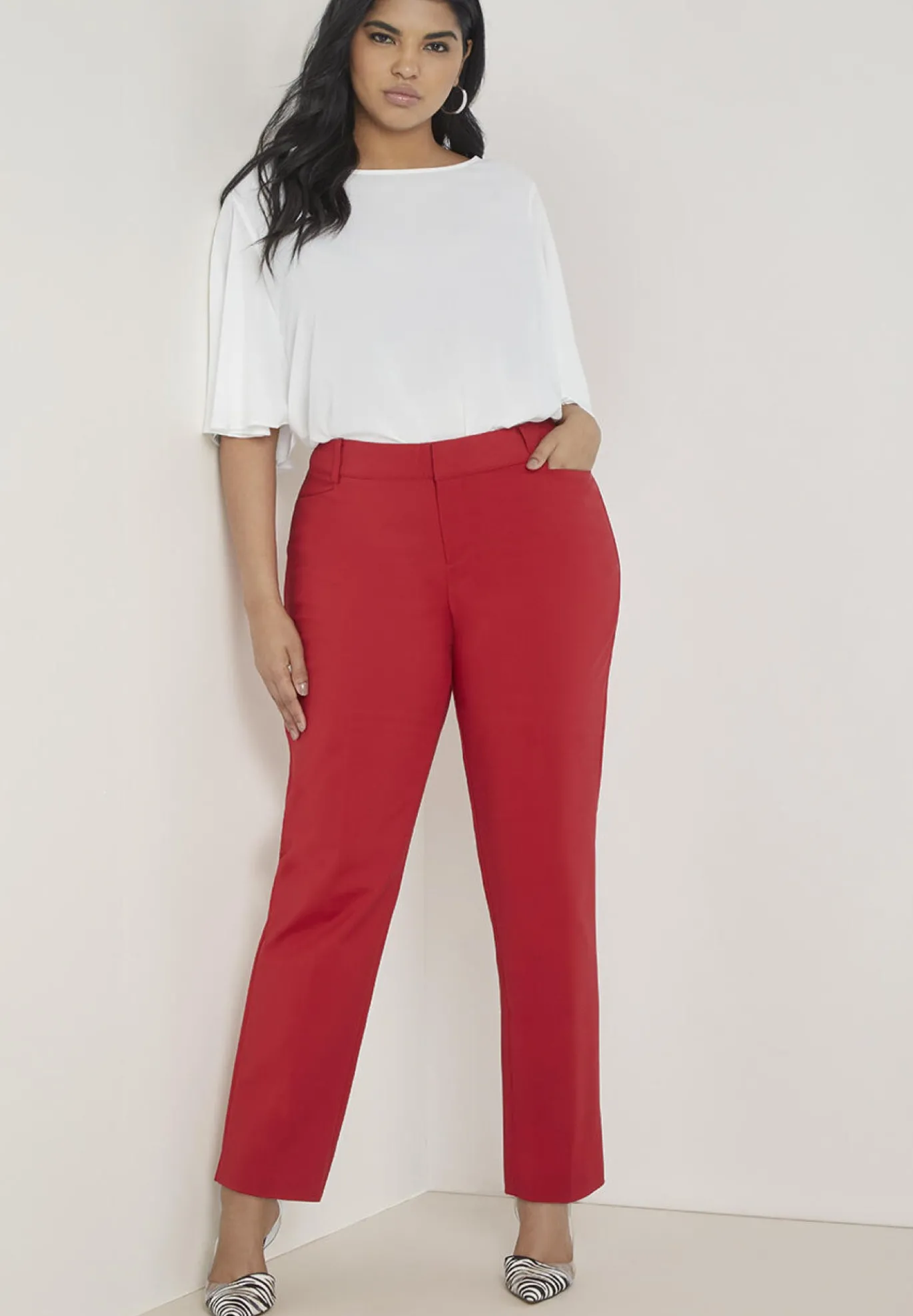 Kady Fit Double-Weave Pant