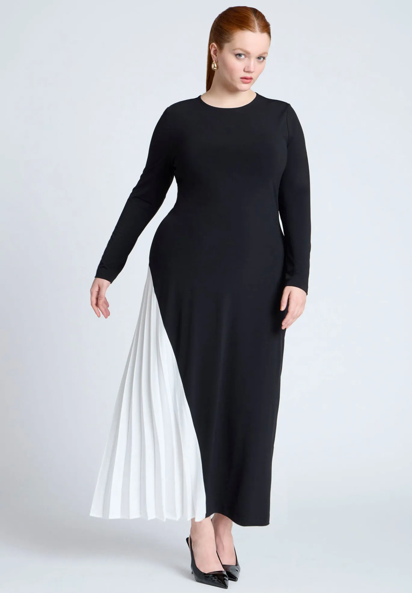 Maxi Dress With Pleat