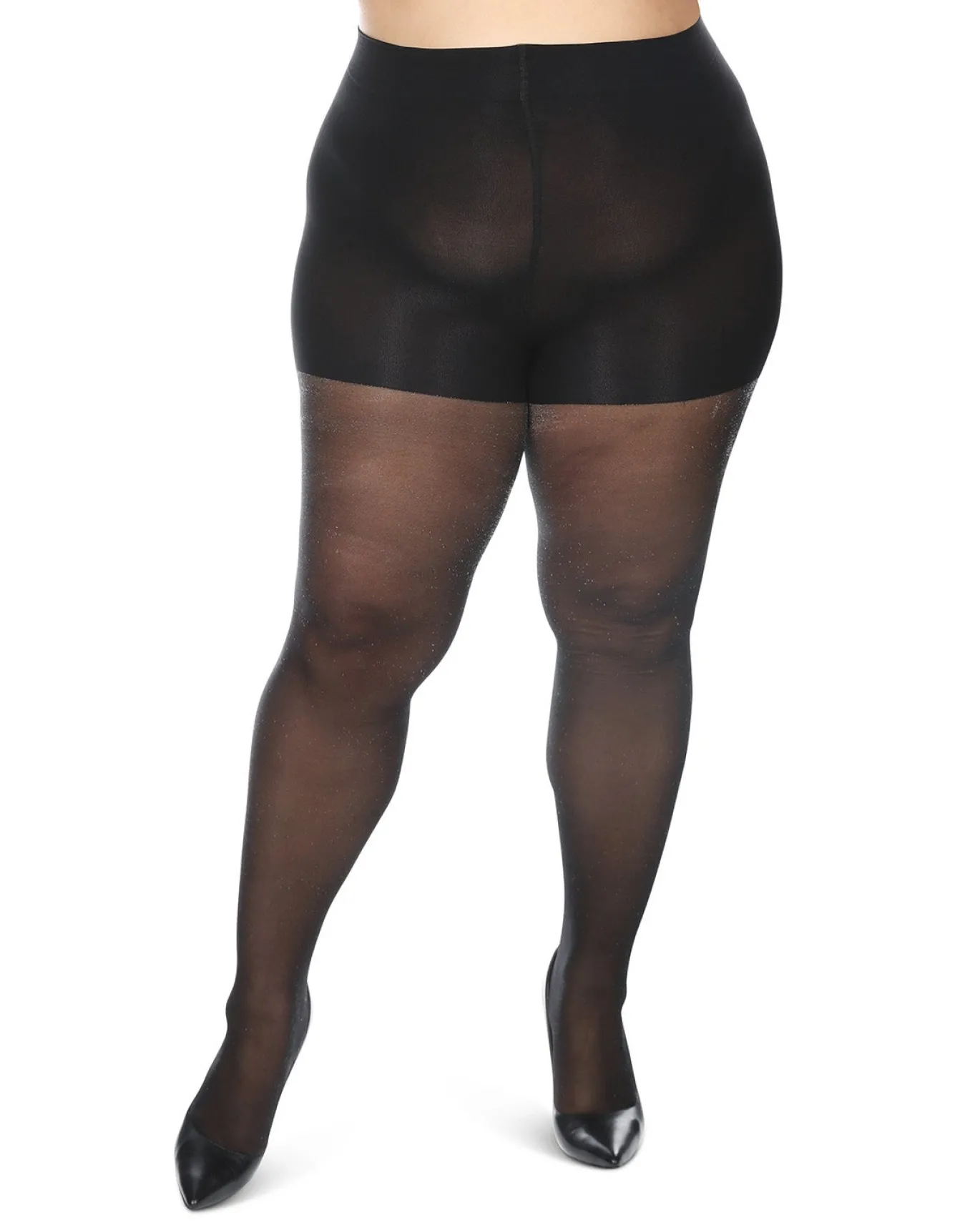 Memoi Sparkle Sheer Control Top Tights