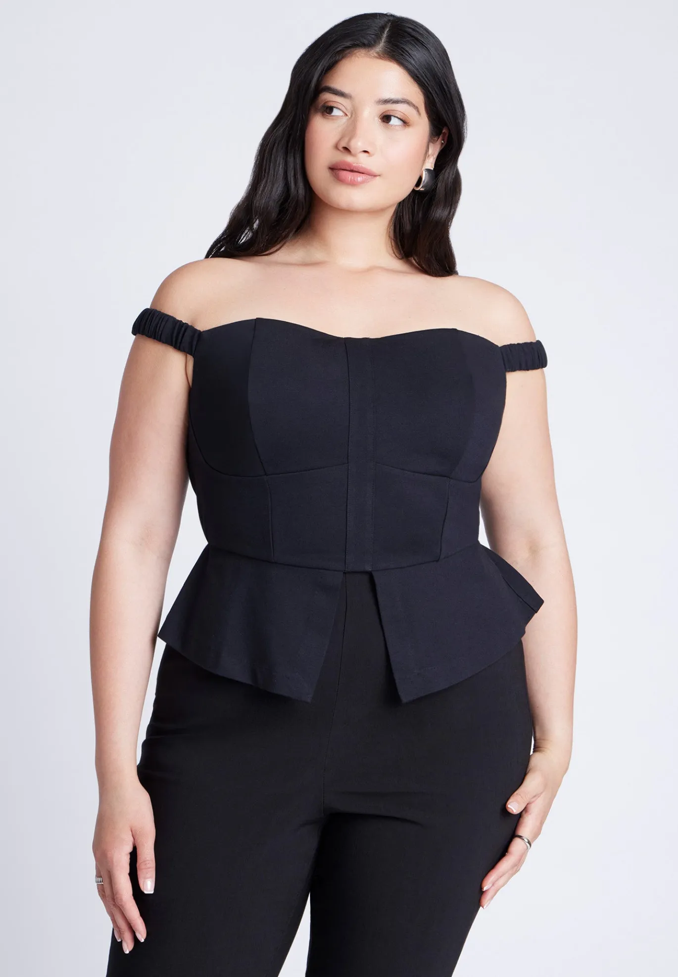 Off The Shoulder Peplum Top