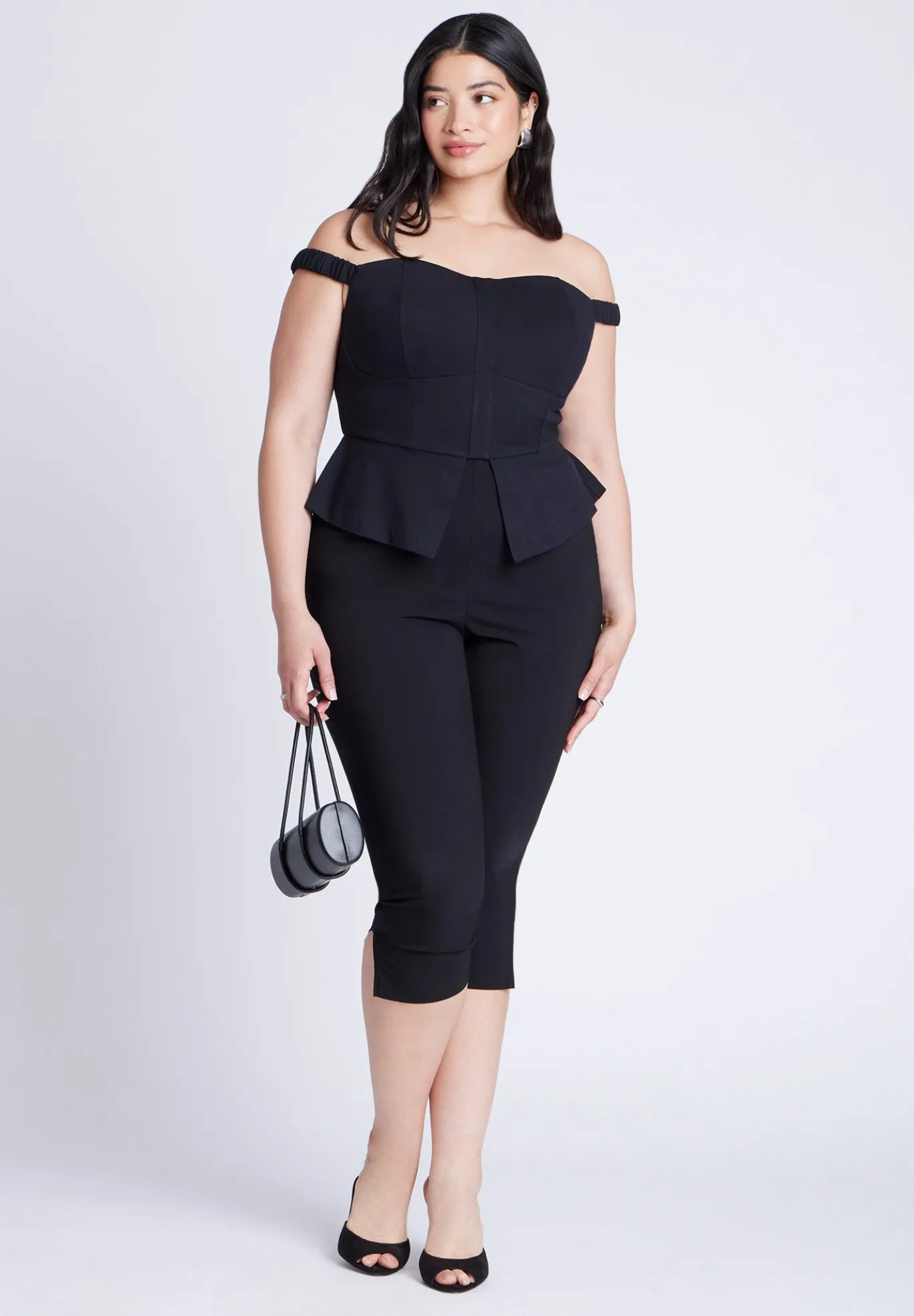 Off The Shoulder Peplum Top