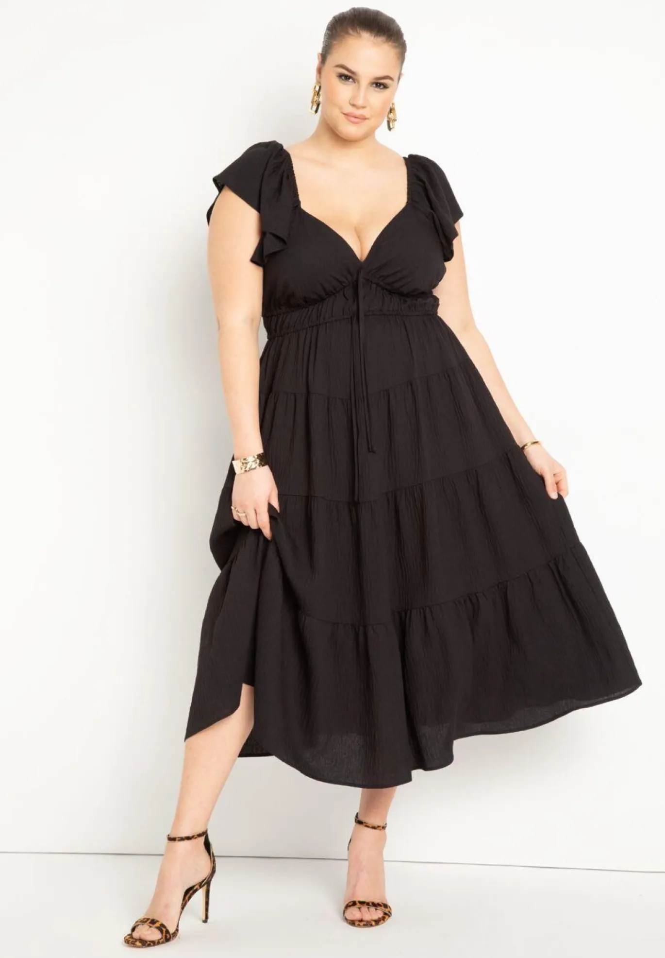 Ruffled Tiered Maxi Dress