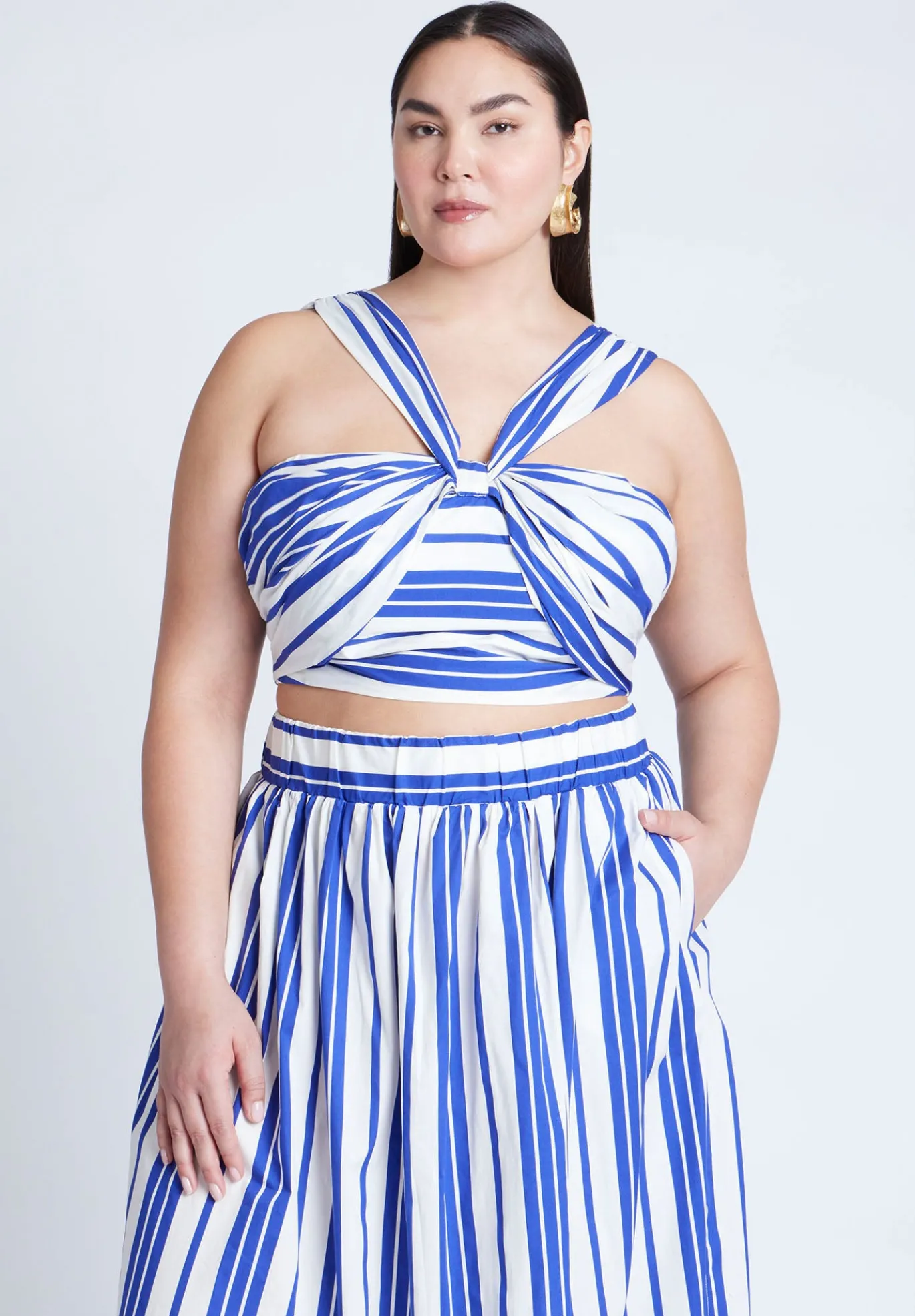 Split Strap Crop Top