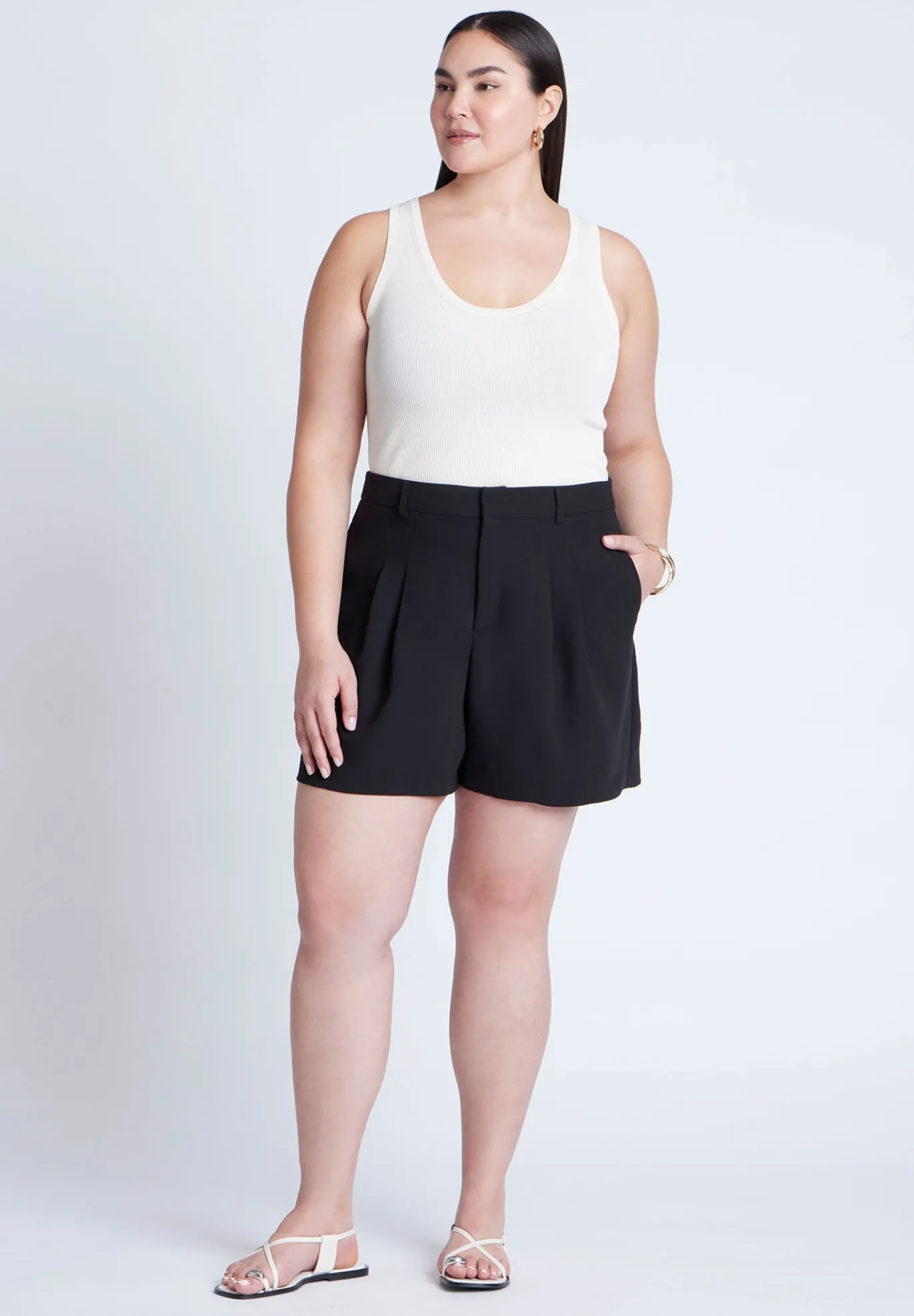 The Fluid Crepe Short