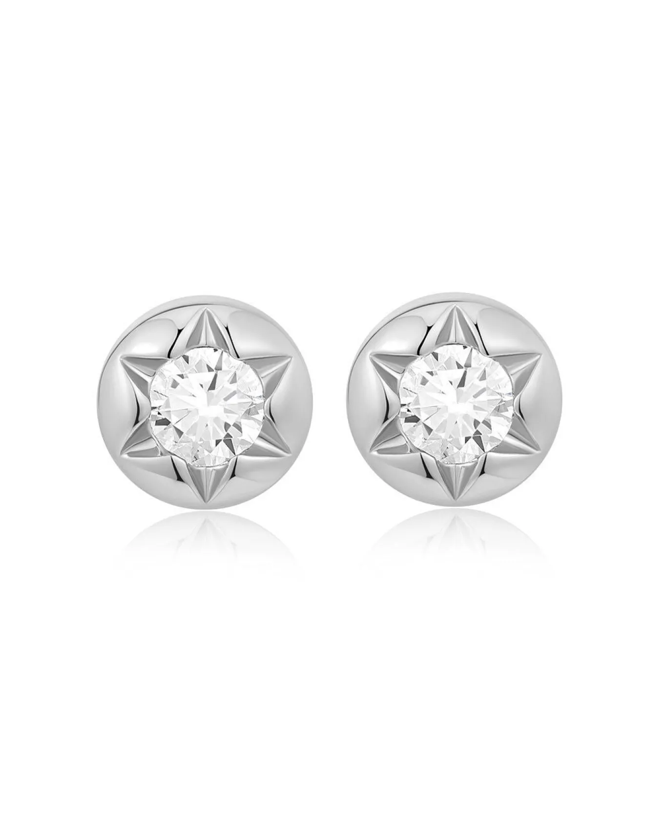 The Rose Bud Studs- Silver