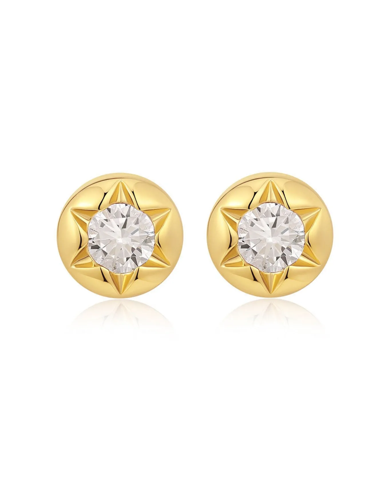 The Rose Bud Studs- Gold