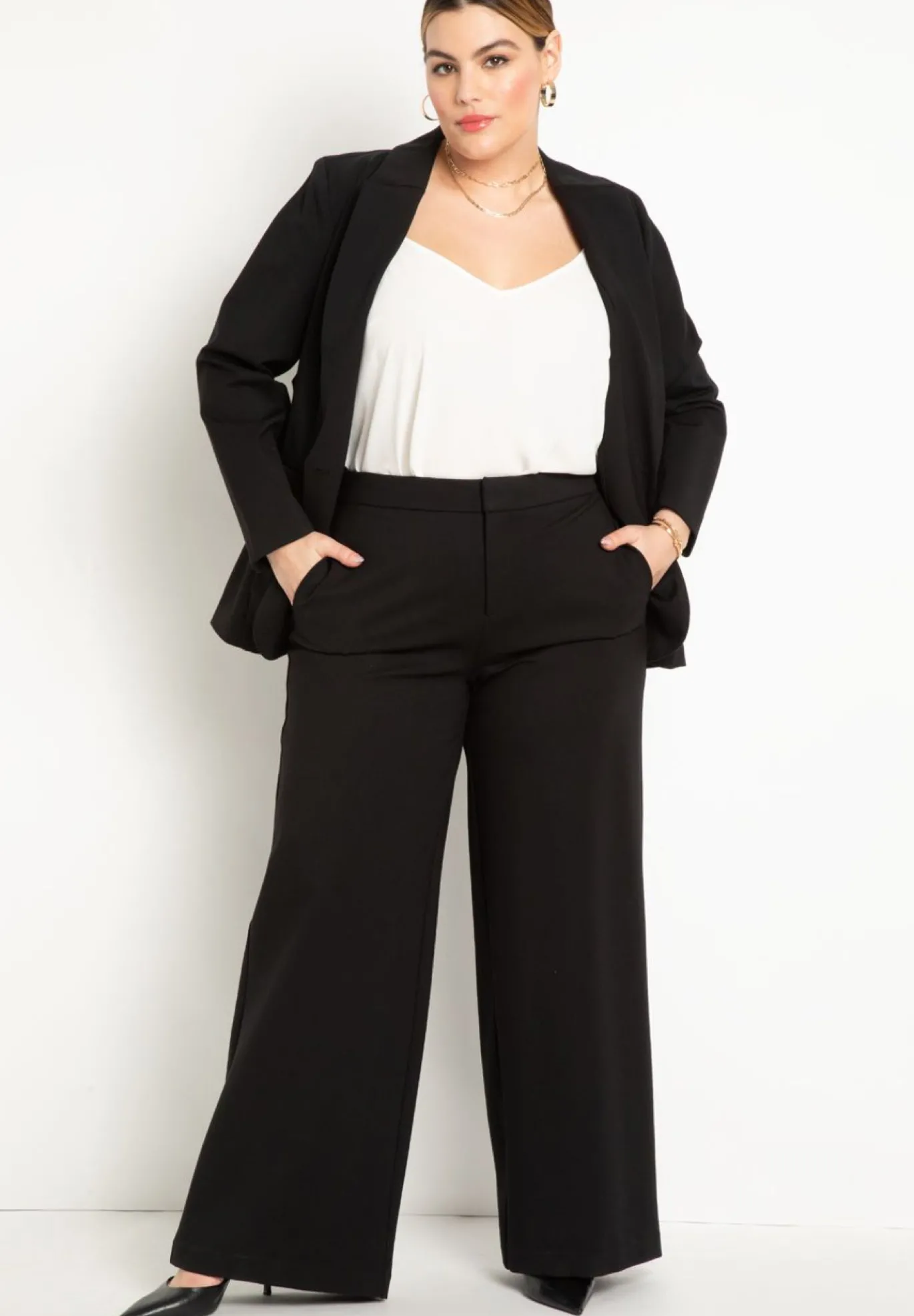 The Ultimate Stretch Wide Leg Pant