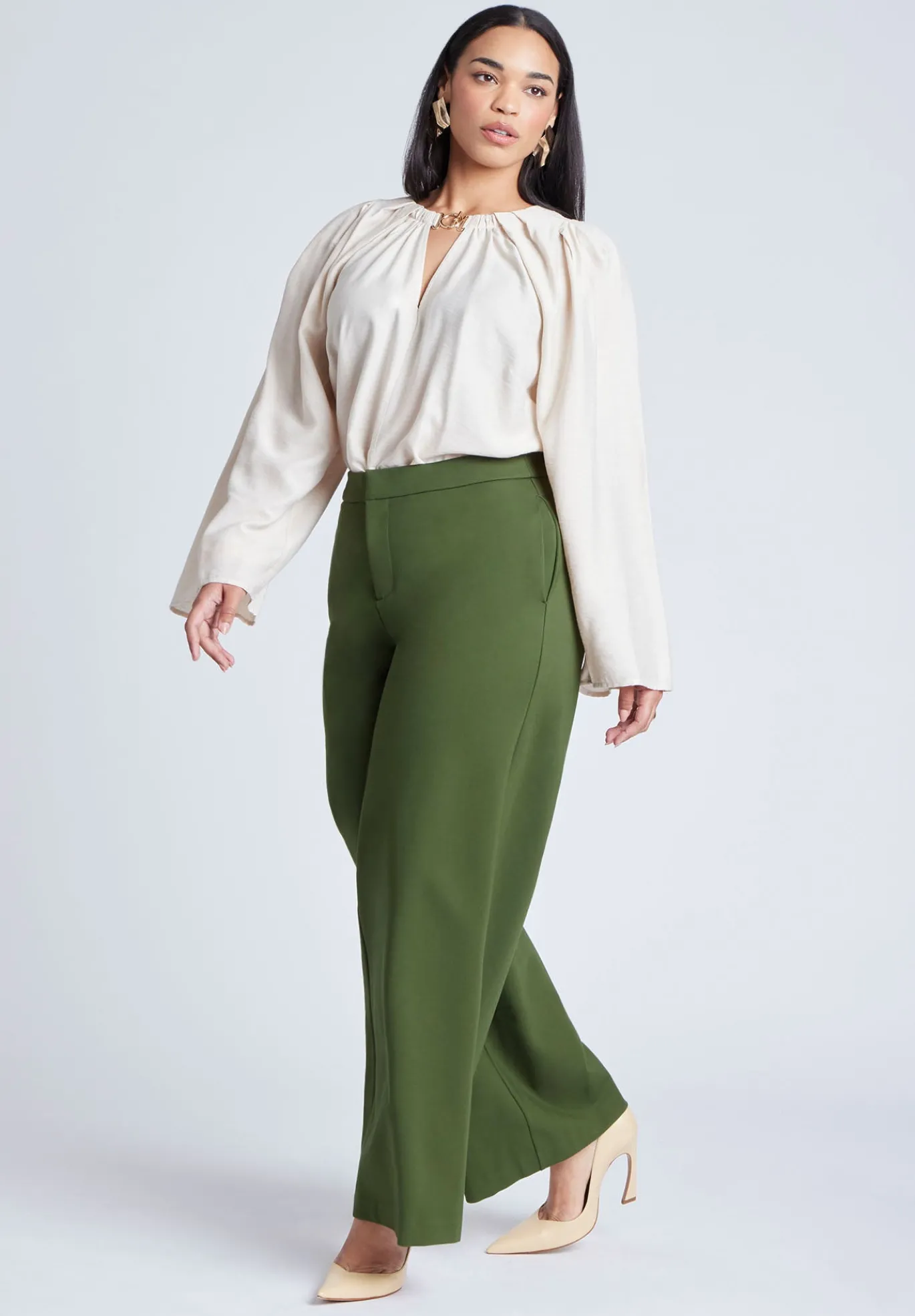 The Ultimate Stretch Wide Leg Pant