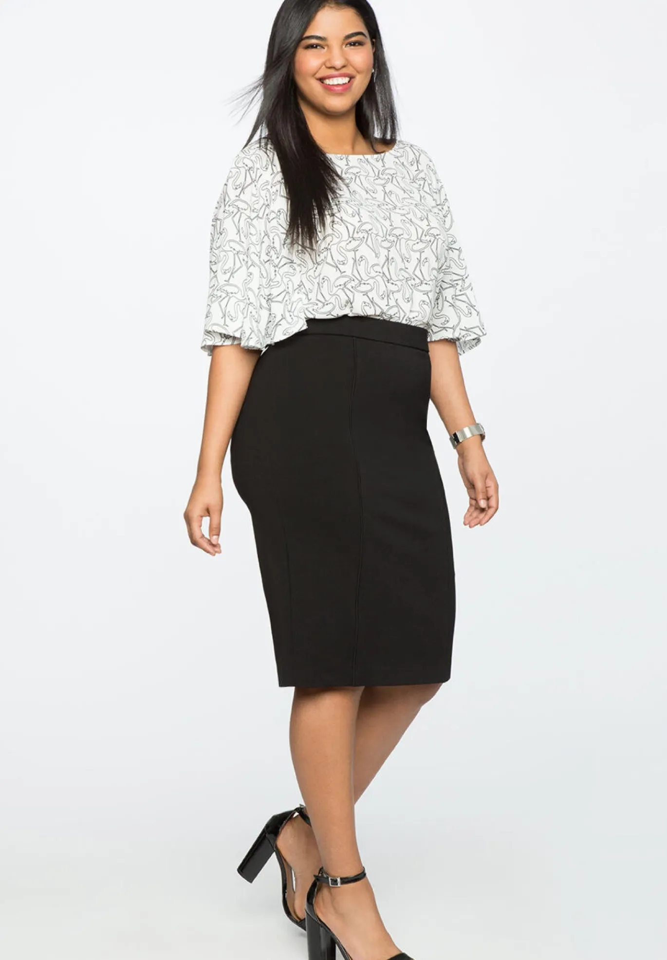 The Ultimate Stretch Pencil Skirt