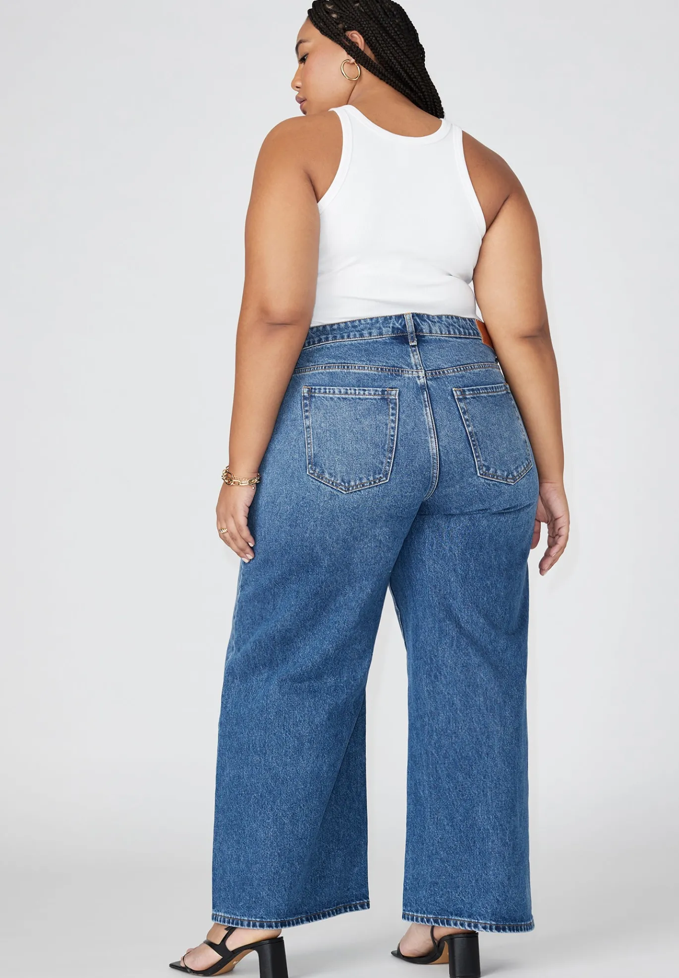 The Yvette Rigid Wide Leg Jean