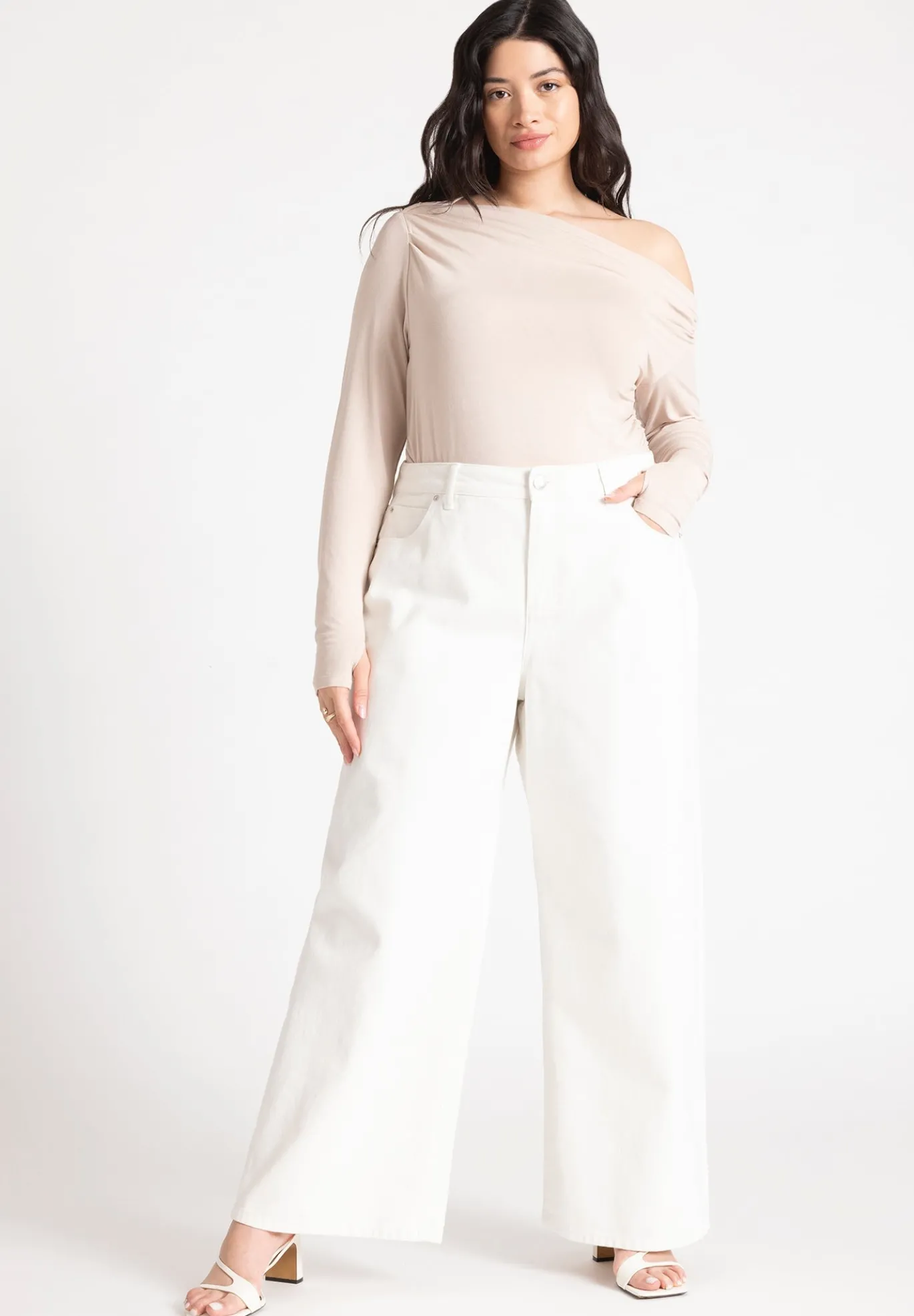 The Yvette Rigid Wide Leg Jean