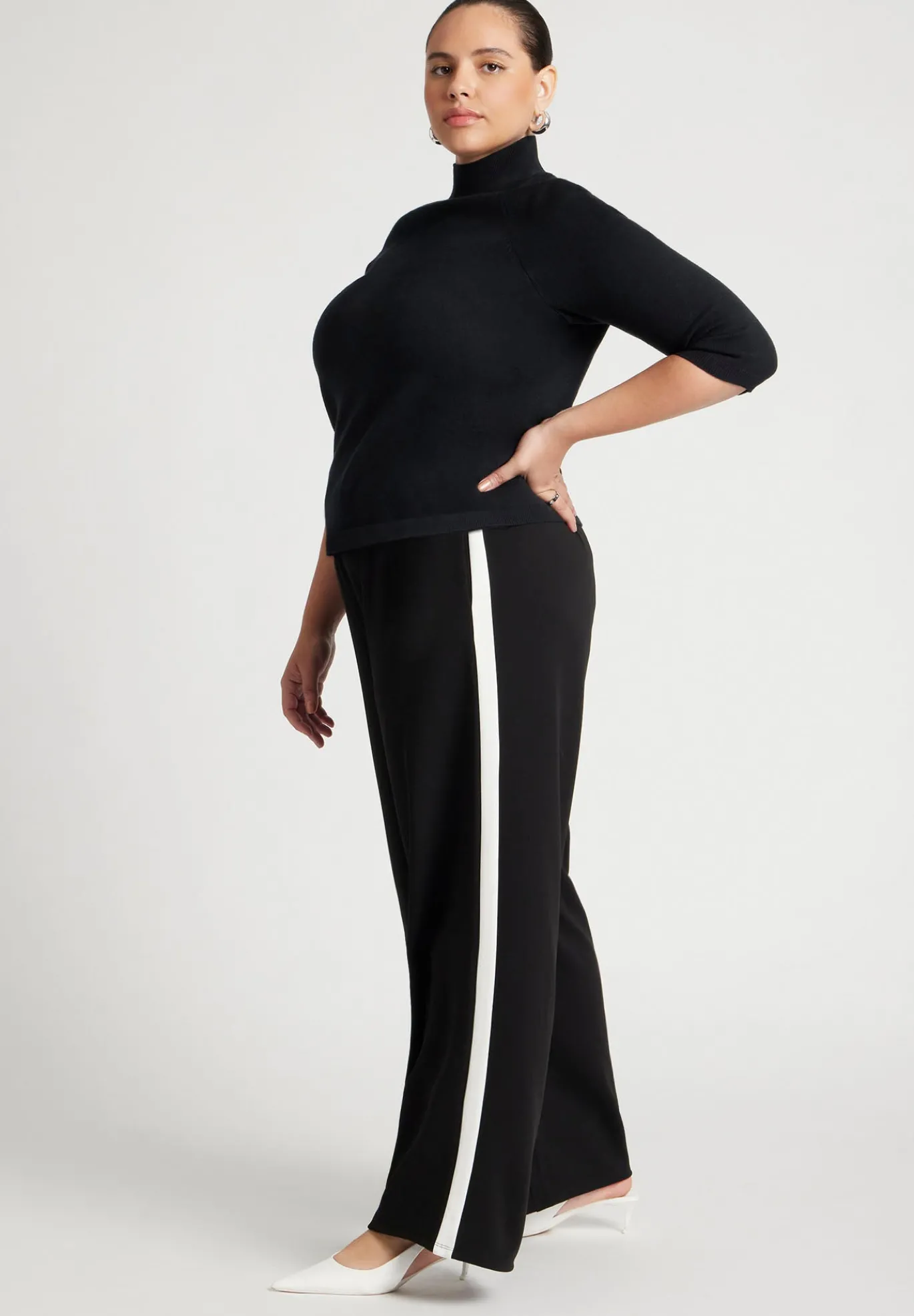 Track Pant With Side Stripe