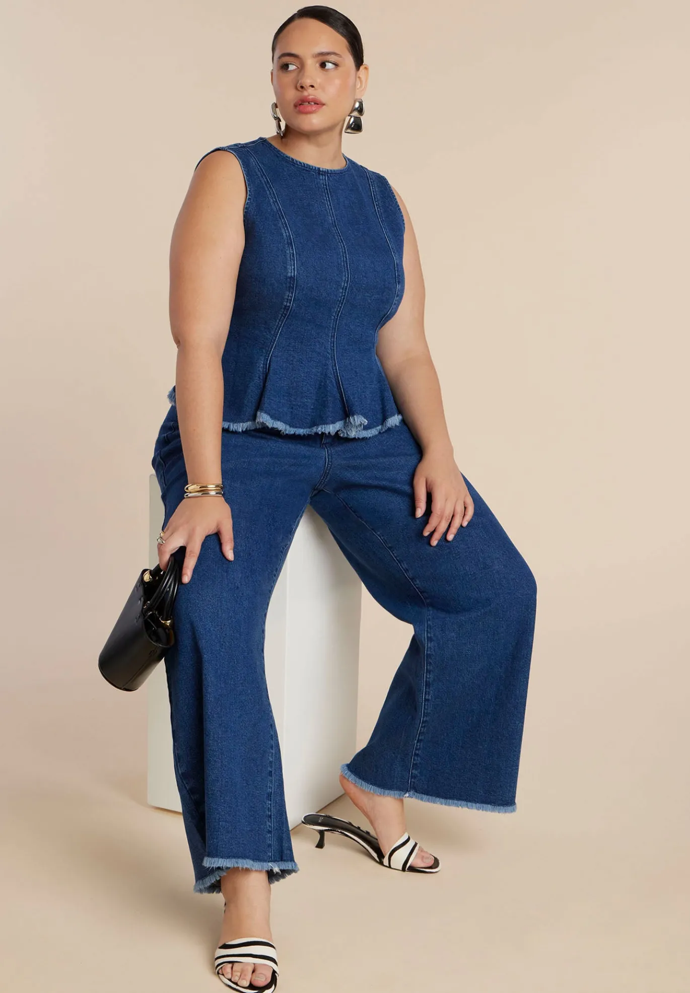 Wide Leg Comfort Stretch Jean